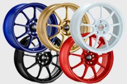 Варианты покраски колес